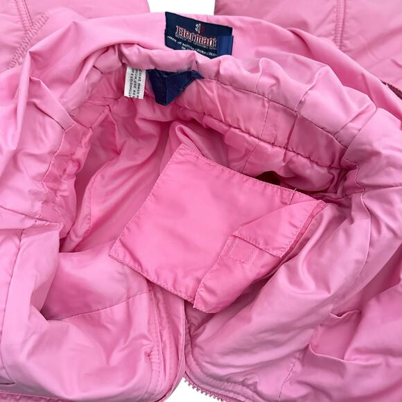 Vtg Hermans World Women M Pink Ski Bib Overalls Belted 80s Snow Pants Hong Kong - Picture 4 of 13